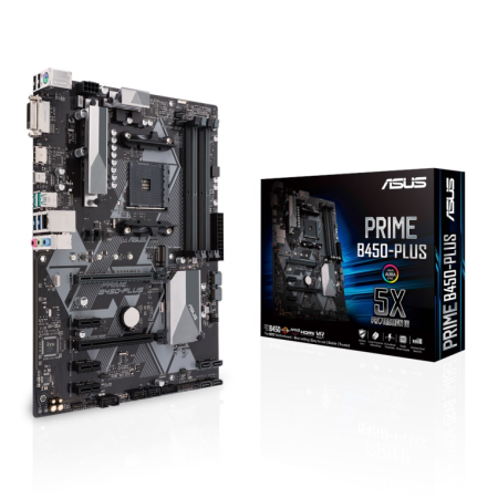 Motherboard Asus Tuf B450-Plus Am4 Atx 4Xddr4