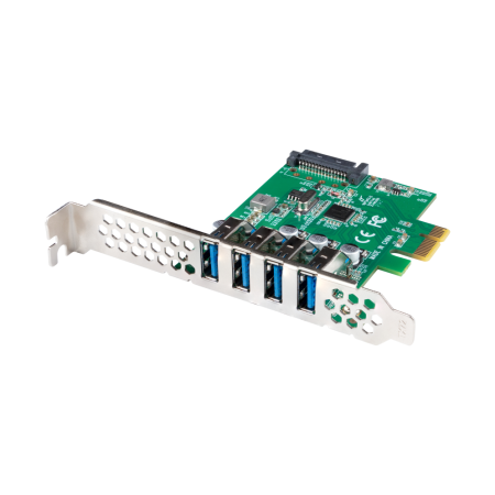 Lanberg X1 A 4X USB-A 3.1 Gen1 Low Profile PCI Express Card