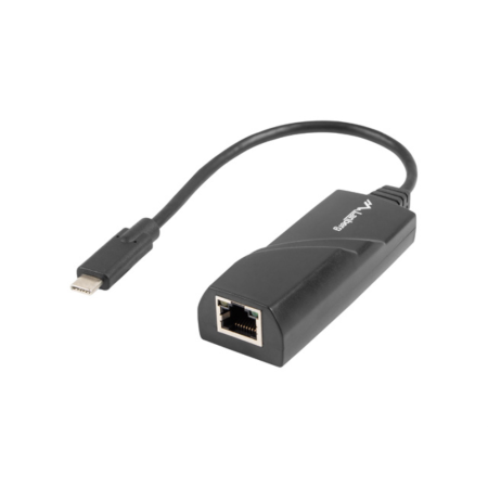 Adaptador Lanberg 3.1/Ethernet RJ45 1 Gb USB C