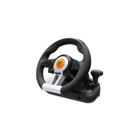 Volante e Pedais Krom K-Wheel Multiplataforma Preto