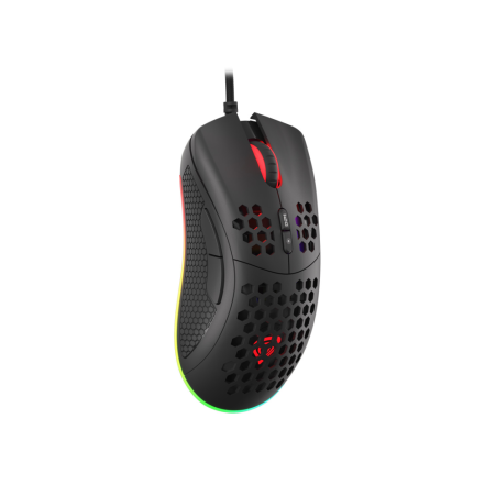 Rato para jogos Genesis Krypton 555 Rgb 8000 Dpi preto