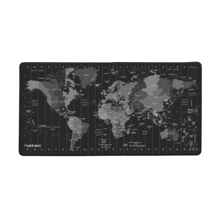 Mousepad Natec Mapa de Fuso Horário Maxi 800X400 Mm Mouse