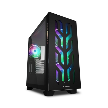 Caixa Sharkoon Elite Shark Ca300T Atx 2Xusb3.0 Sem Fonte Preta