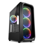 Sharkoon Tk5M Rgb Atx Box 2Xusb3.0 1Xusbtypec Sem Fonte Preto