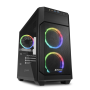 Sharkoon V1000 Matx Box 2Xusb3.0 Sem Fonte Rgb