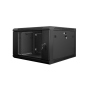 Armário Rack Lanberg 6U 600X600X368 Automontado 19" Até 60 Kg Preto