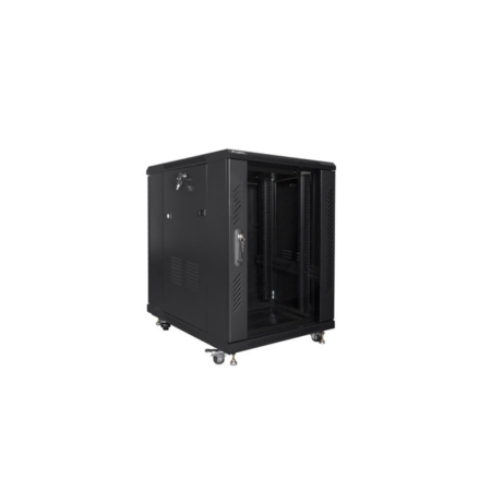 Armário Rack Lanberg 19" 15U 600X800 Embalagem Plana Preto Preto