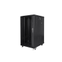 Armário Rack Lanberg 19" 22U 600X800 Embalagem Plana Preto Preto