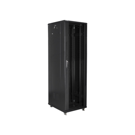 Armário Rack Lanberg 19" 42U 600X800 Embalagem Plana Preto Preto