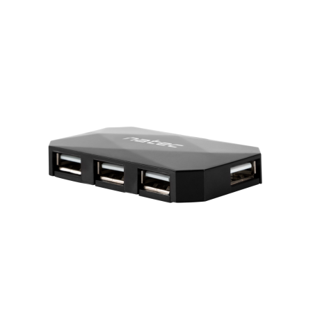 Natec Locust 4 Portas USB 2.0 Hub Preto