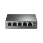 Switch TP-Link 5 portas Giga 4 Poe