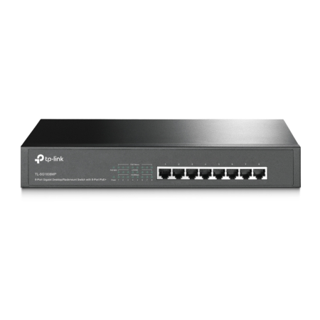 Switch TP-Link Switch Gigabit de 8 portas com Poe+ de 8 portas