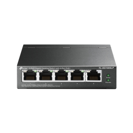 Switch TP-Link 5 portas Gigabit Desktop Switch com 4 portas Poe+