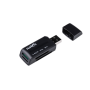 Leitor de cartão Natec Mini Ant 3 Sdhc Mmc M2 Microsd USB 2.0 Preto