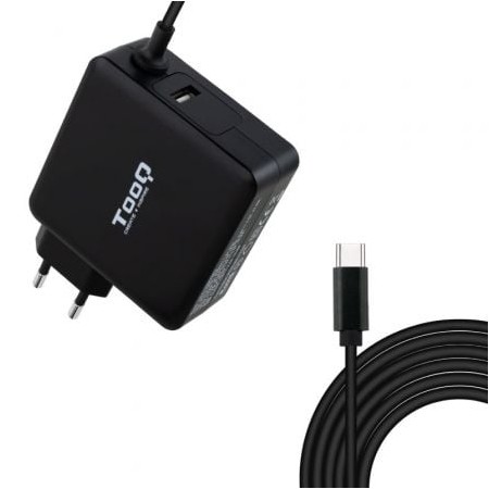 Carregador Portátil TooQ TQLC-USBC65PD USB Tipo-C/ 65 W/ Automático/ Tensão 5-20 V/ 1x USB