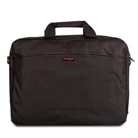 Maleta Monray Enterprise para laptops de até 15,6"/preta/vermelha