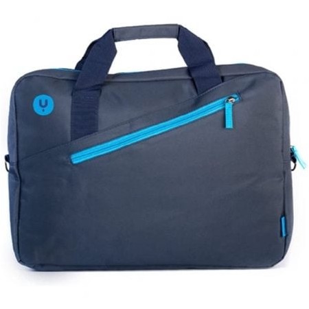 Pasta Monray Ginger para laptops de até 15,6"/alça trolley/azul