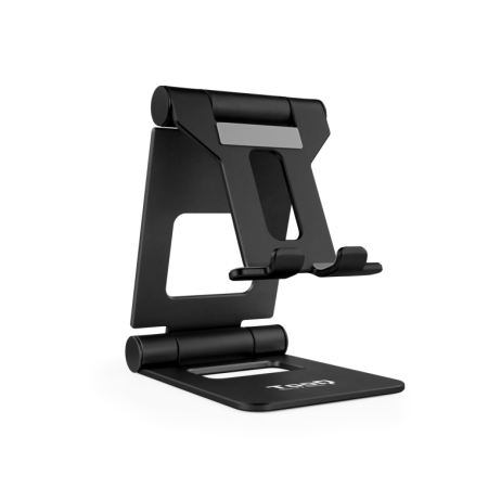 Tooq Desktop Support For Phone/Tablet Slim Dobrável Preto