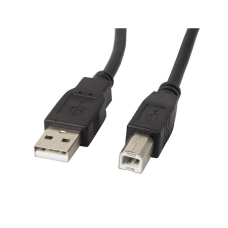 Cabo Lanberg Impressora USB Macho para USB Macho Com Ferrite Preto 1 M