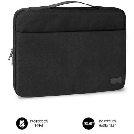 Capa para laptop elegante Subblim para laptops de até 15,6"/preta