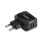 Carregador de parede USB Tqwc-1S02 2Xusb 3,4 A (total) Ai-Tech preto