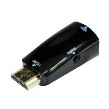Adaptador HDMI Gembird para VGA Fêmea Com Audio 3,5 mm 0,15 M