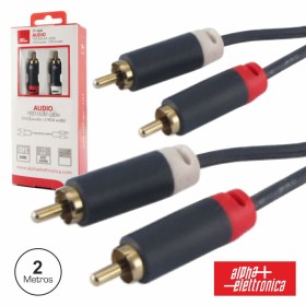 Cabo 2-Rca Macho / 2-Rca Macho Premium 2M Blister