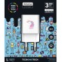 Carregador de parede Tech One Tech Unicorn Dream/ 2xUSB/ 2.4A/ Branco