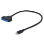 USB 3.0 tipo C macho para adaptador de unidade SATA de 2,5 pol.