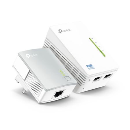 Powerline Wifi TP-Link Av600 Kit 2Uds 2 portas