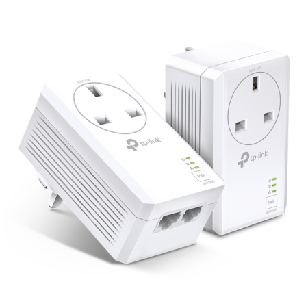 Powerline TP-Link Av1000 Kit 2 Unidades 2 Giga Pontos Com Plugue