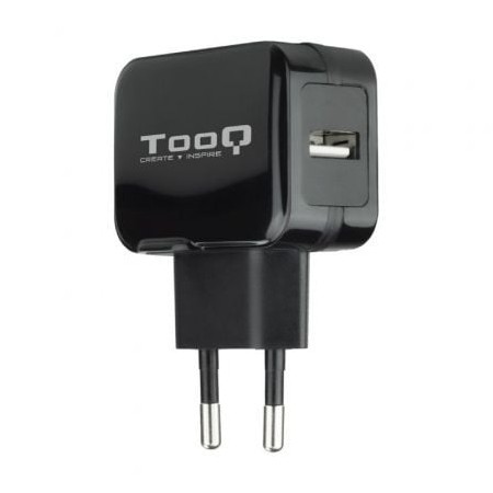 Carregador de parede TooQ TQWC-1S01/ 1xUSB/ 12W/ Preto