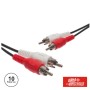 Cabo 2-Rca Macho / 2-Rca Macho Pvc 10M