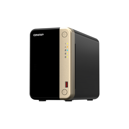 Qnap Ts-264 NAS Torre Ethernet Preto Ouro N5095