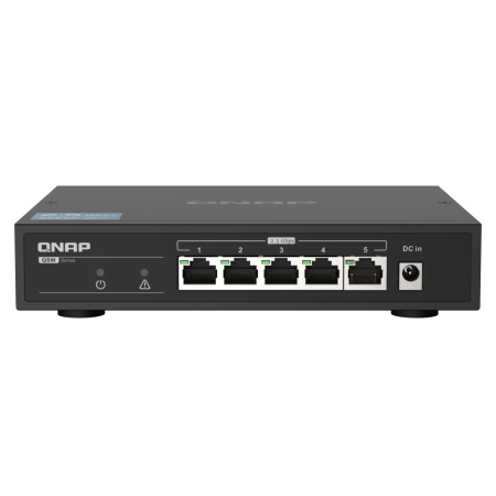 Qnap Qsw-1105-5T Comutador Gigabit Ethernet não gerenciado (10/100/1000) Preto