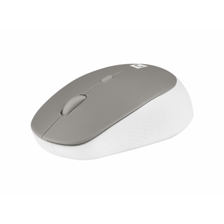 Natec Harrier 2 mouse óptico sem fio 1600 Dpi Bluetooth 5.1 cinza/branco