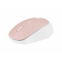 Natec Harrier 2 mouse óptico sem fio 1600 Dpi Bluetooth 5.1 rosa/branco