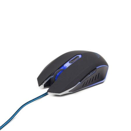 Rato Gembird usb para jogos preto/azul