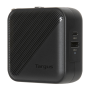 Targus 65 W Gan Charger Adapter - Multi Portas - Com Adaptadores De Viagem