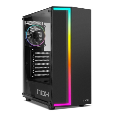 Nox Infinity Box Rgbrainbow Faixa Atx 1Xusb3.0 2Xusb2.0 Preto Rgb