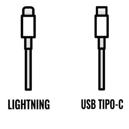 Cabo de carregamento Apple de USB tipo C para conector Lightning/ 2 m