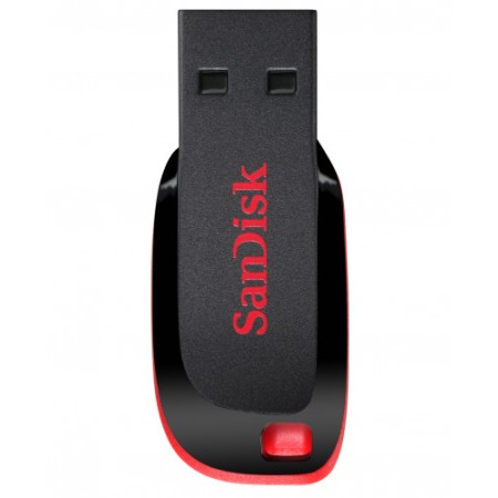 Unidade flash USB Sandisk Cruzer Blade 32 GB USB tipo A 2.0 preto, vermelho