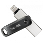 Unidade flash USB Sandisk SDIX60N-128G-GN6NE 128 GB 3.2 Gen 1 (3.1 Gen 1) cinza, prata