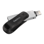 Unidade flash USB Sandisk SDIX60N-128G-GN6NE 128 GB 3.2 Gen 1 (3.1 Gen 1) cinza, prata