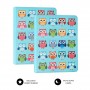 SUBBLIM Universal Tablet Case TRENDY CASE OWLS 10,1"