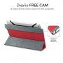 SUBBLIM Estojo para tablet Estojo Freecam 10,1" vermelho