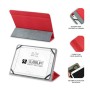 SUBBLIM Estojo para tablet Estojo Freecam 10,1" vermelho