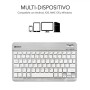 SUBBLIM Bluetooth Smart Keyboard BT Keyboard Silver