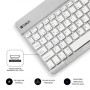 SUBBLIM Bluetooth Smart Keyboard BT Keyboard Silver