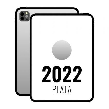 Apple iPad Pro 12,9" 2022 6ª célula WiFi/ 5G/ M2/ 128 GB/ Prata - MP1Y3TY/A